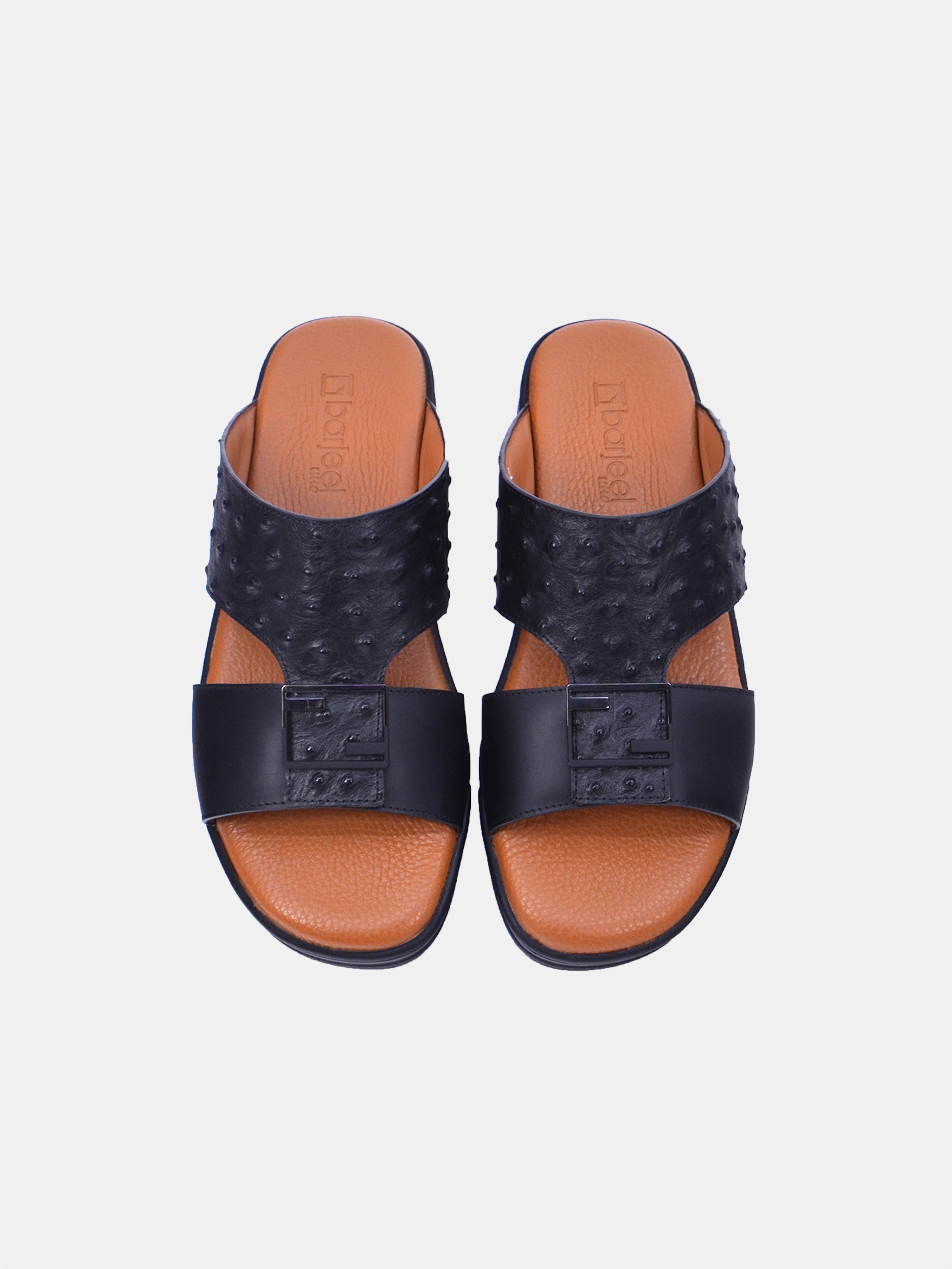 Barjeel Uno MSA132 Men's Sandals - Black