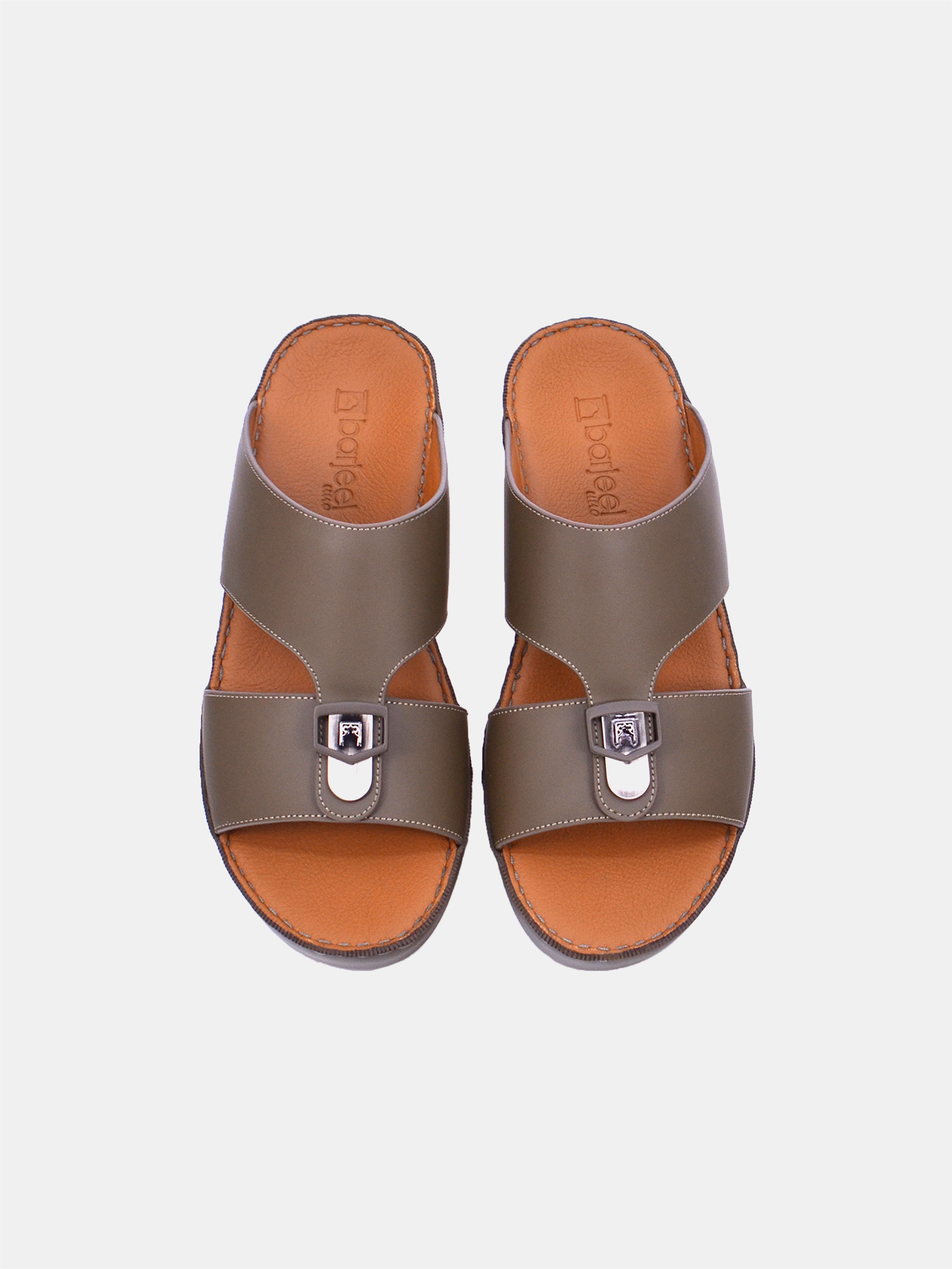 Barjeel Uno BS37 Men's Sandals - Brown