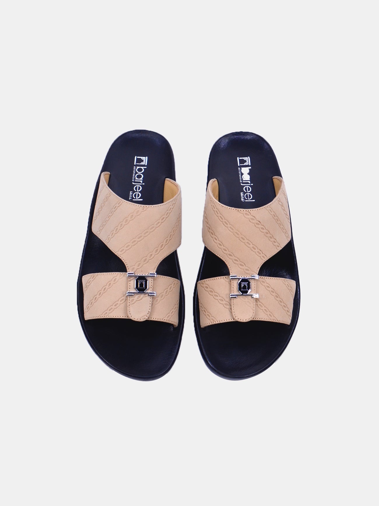 Barjeel Uno 63071 Men's Sandals - Beige