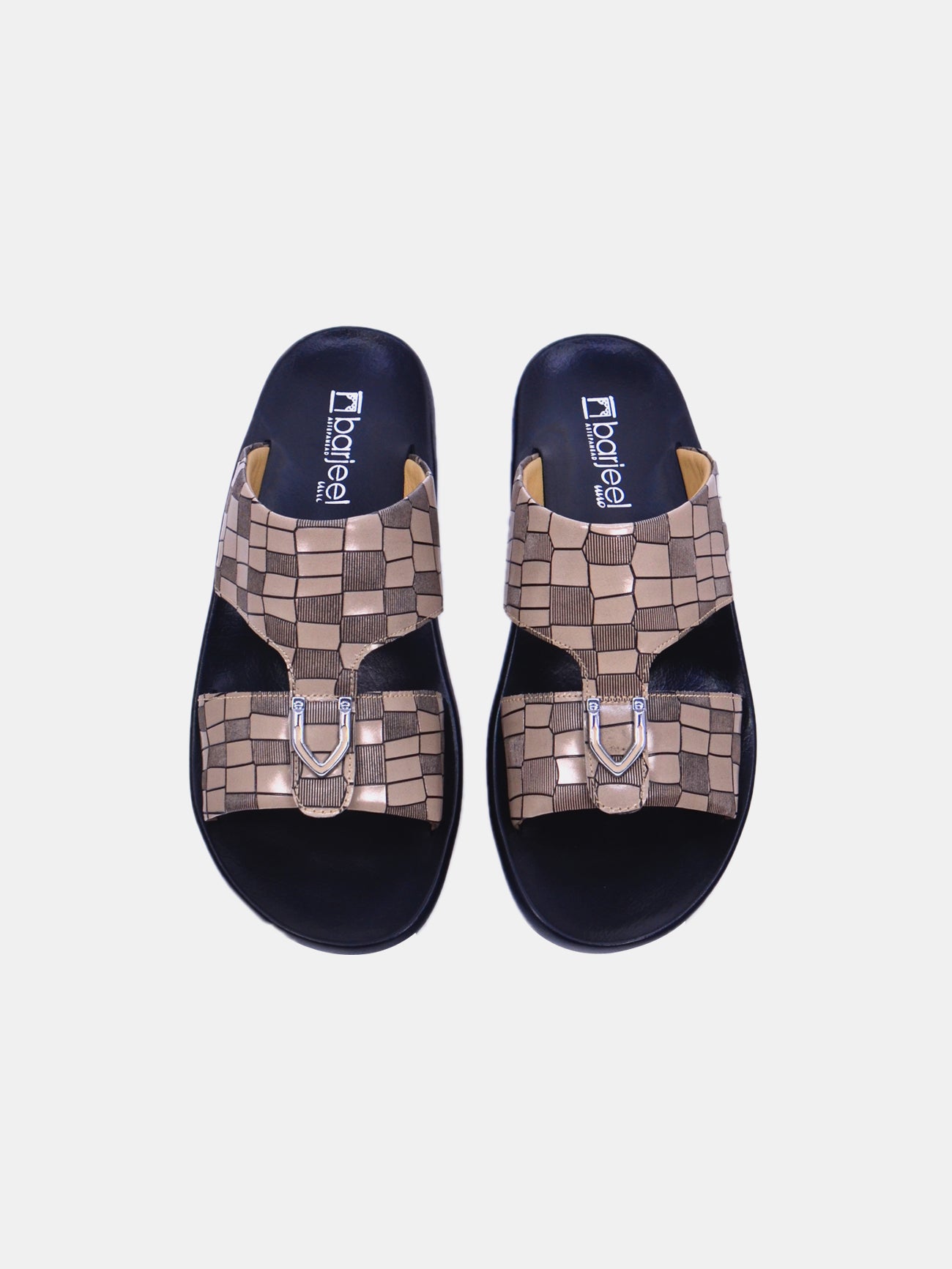 Barjeel Uno 63092 Men's Sandals - Beige