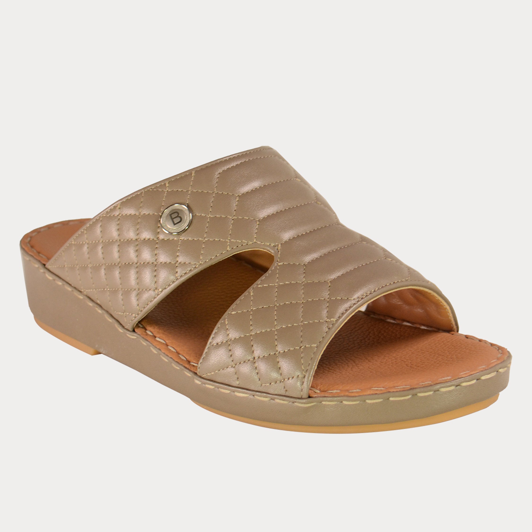 Barjeel Uno 021132 Men's Sandals - Beige