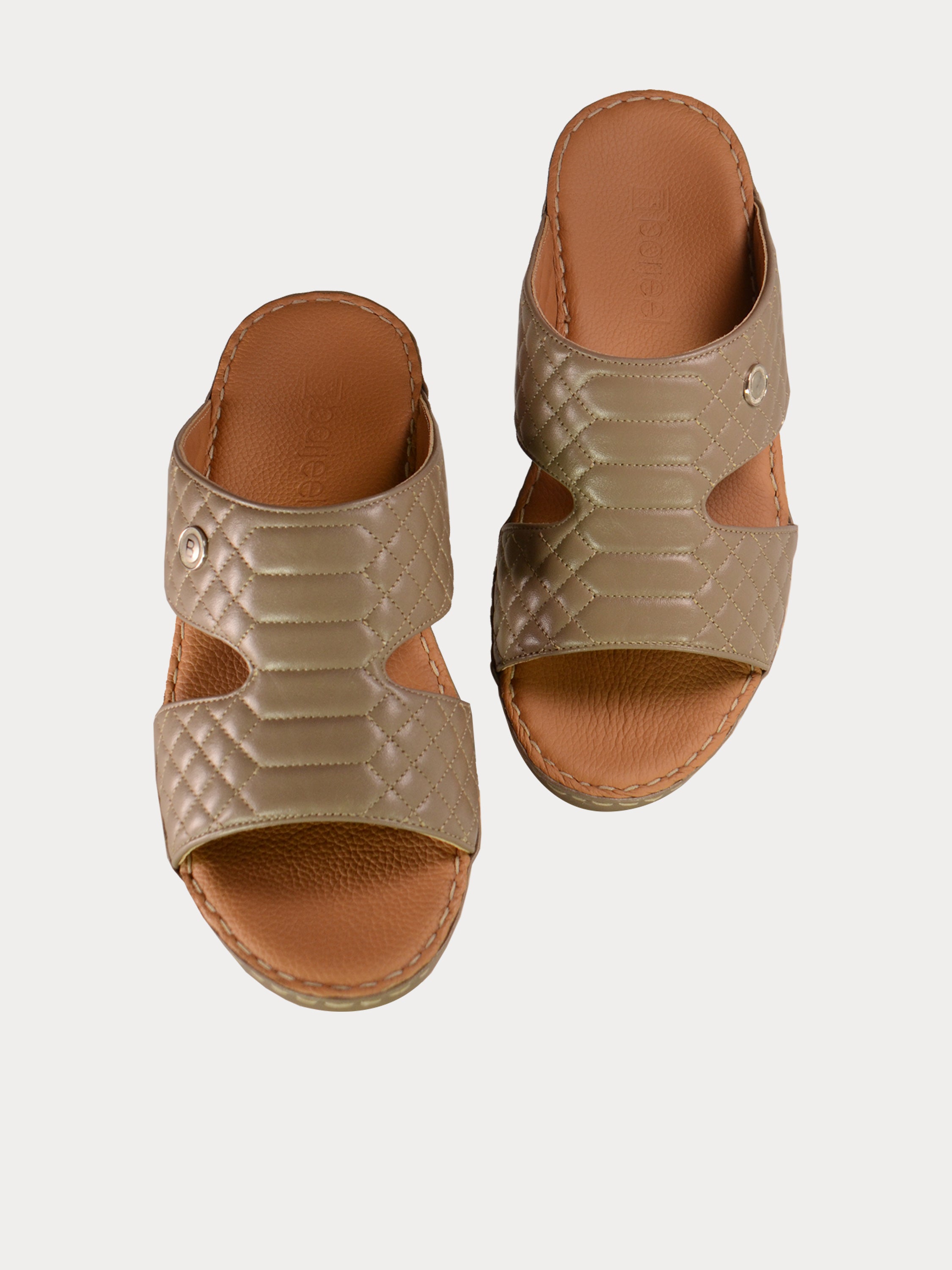 Barjeel Uno 021132 Men's Sandals - Beige