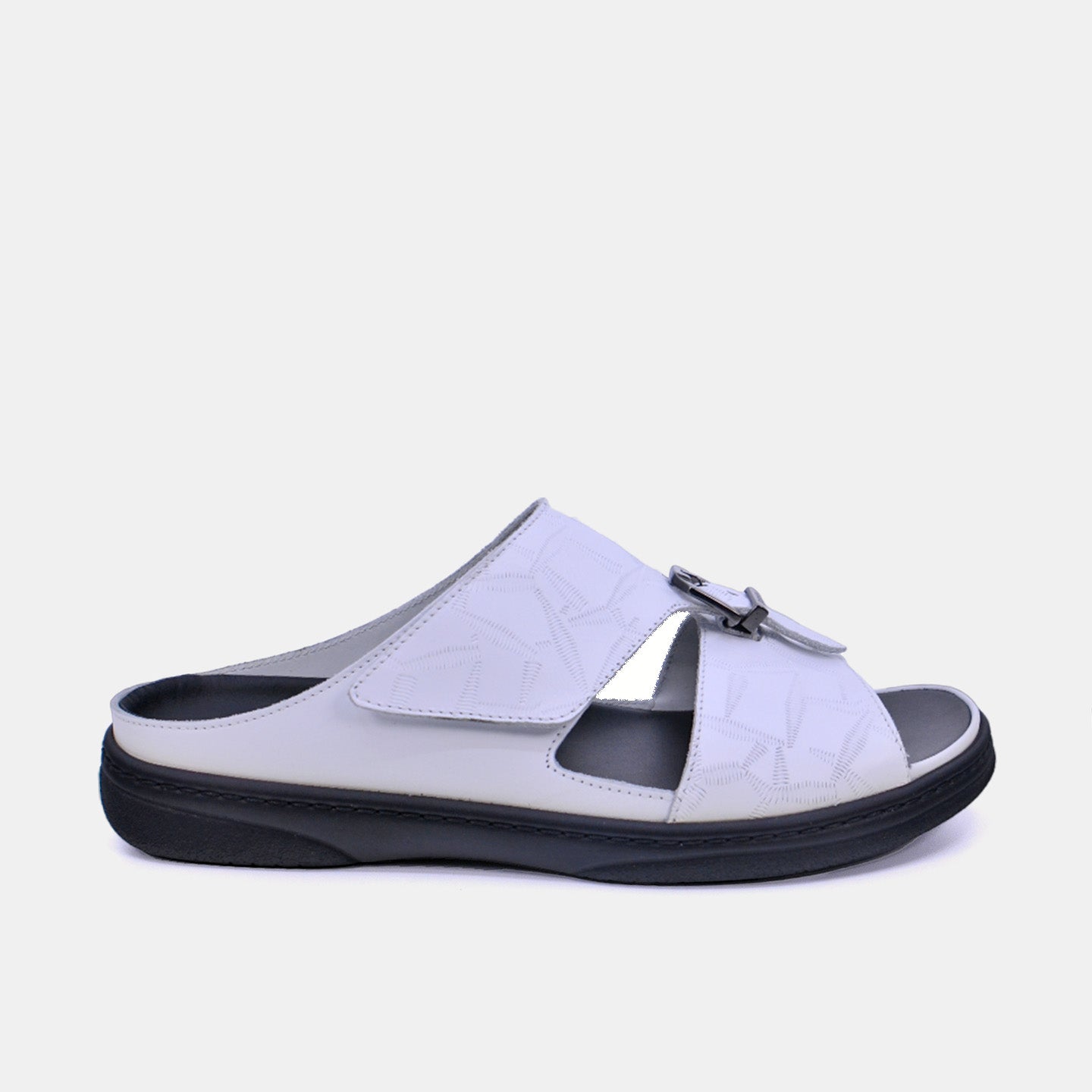 Barjeel Uno 23826 Men's Sandals-White