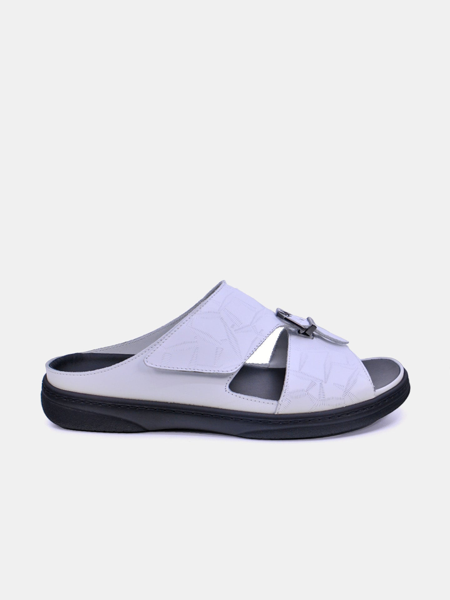 Barjeel Uno 23826 Men's Sandals-White