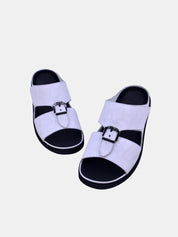 Barjeel Uno 23826 Men's Sandals - White