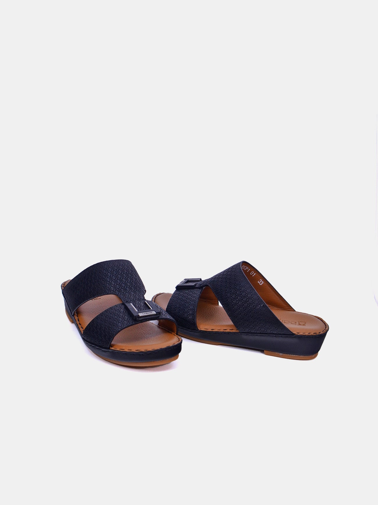 Barjeel Uno BSP1 - 01 Boys Sandals - Black