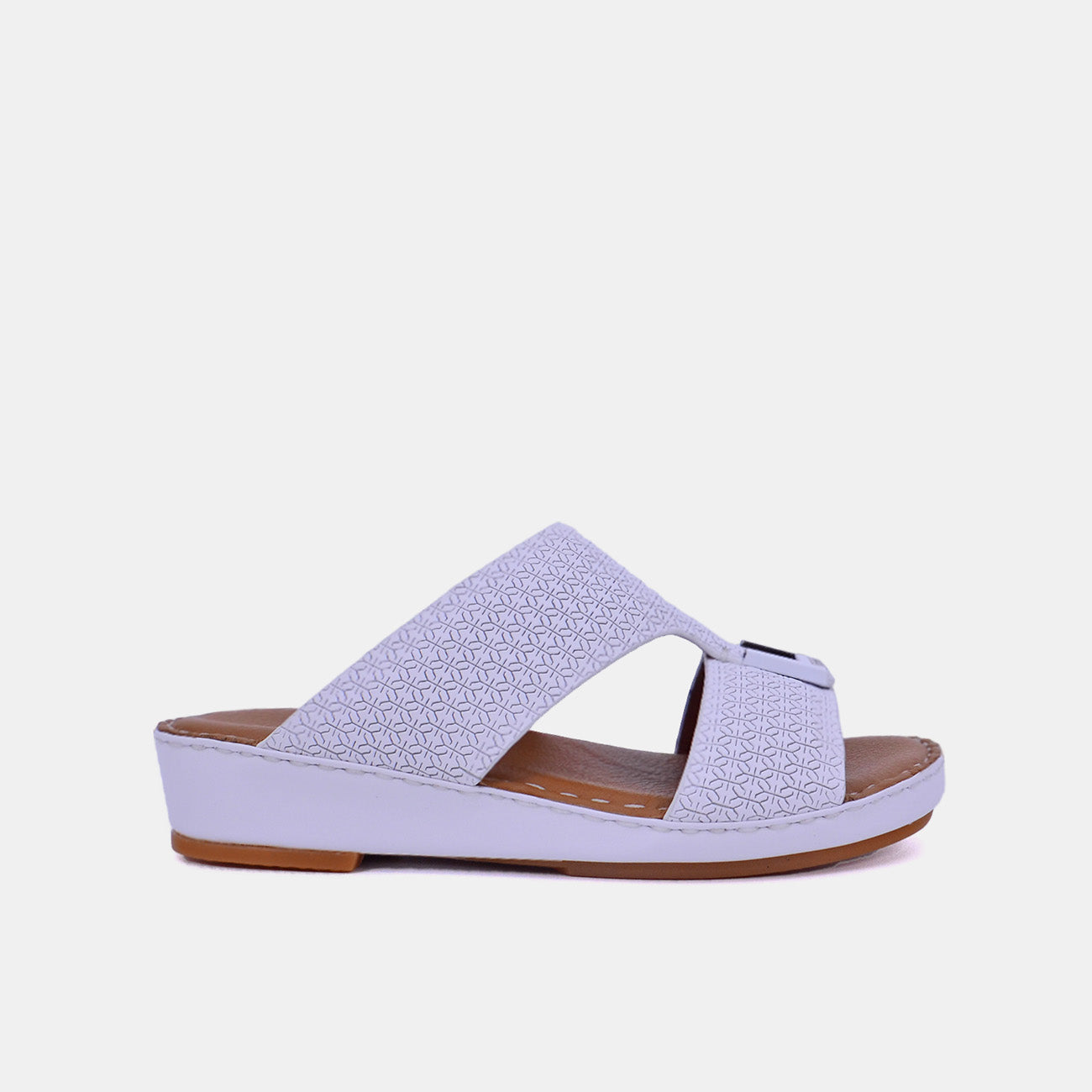 Barjeel Uno BSP1-01 Boys Sandals-White