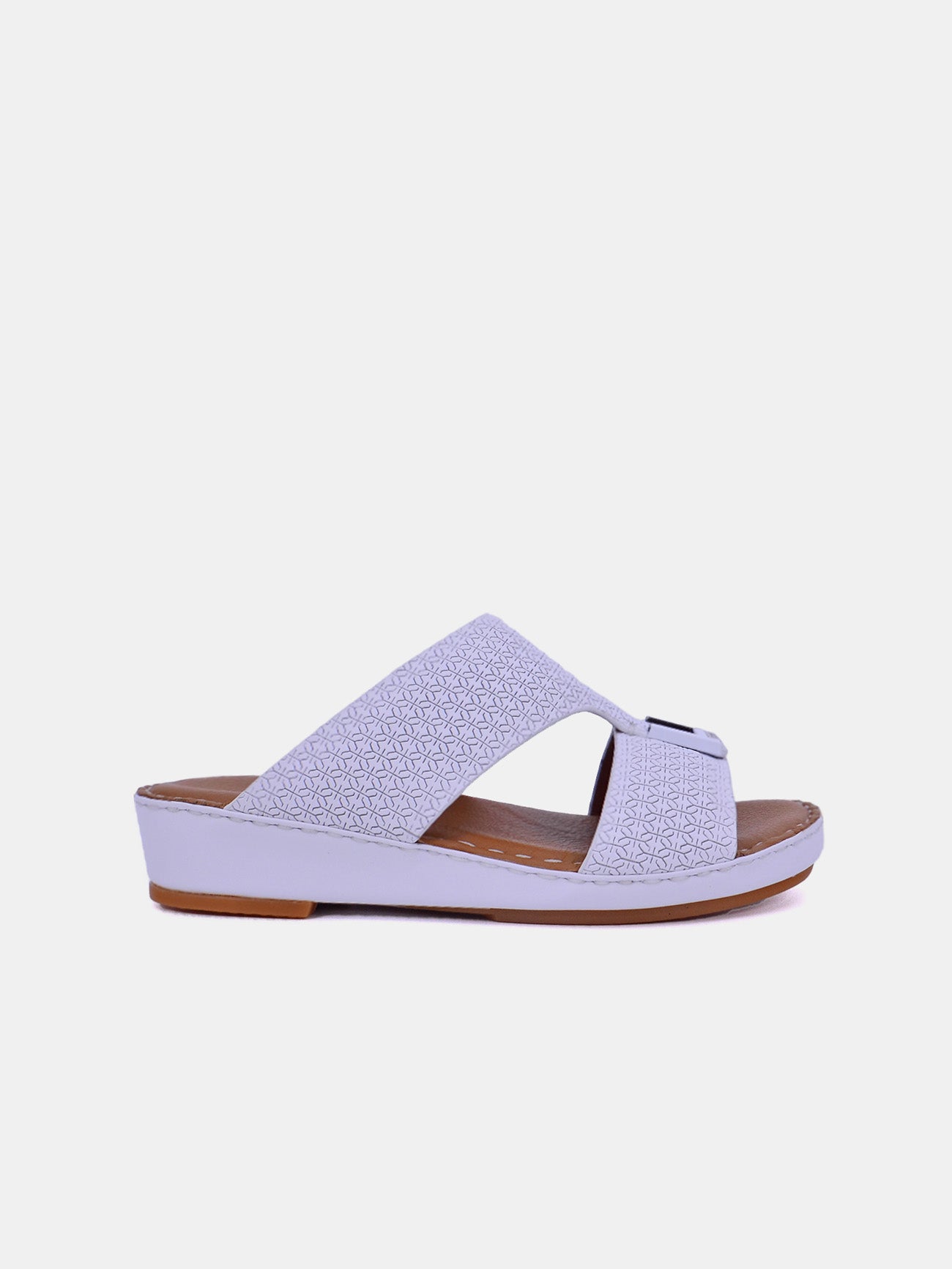 Barjeel Uno BSP1-01 Boys Sandals-White