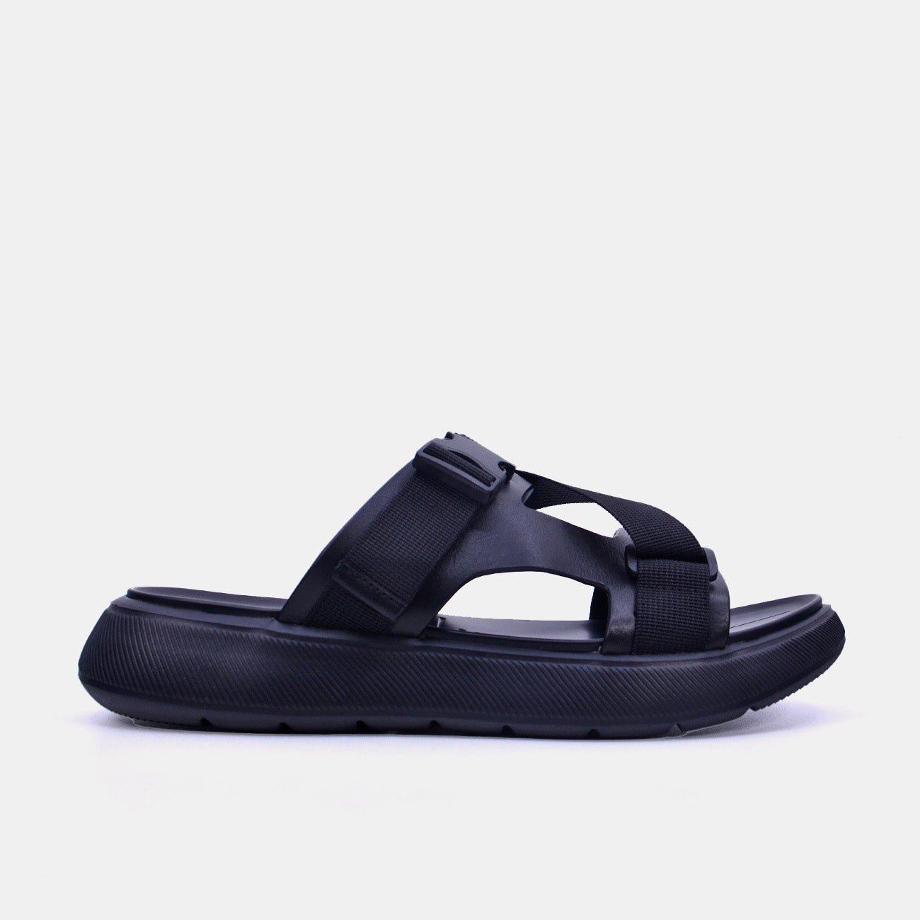 Barjeel Uno 9182-13 Men's Sandals-Black