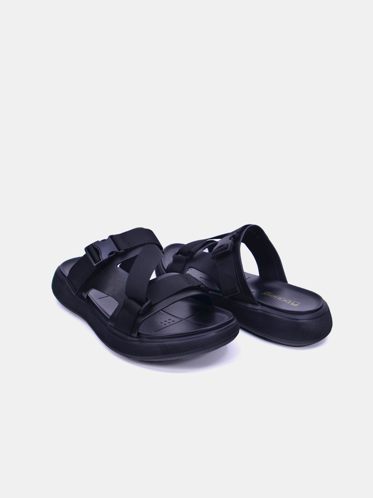 Barjeel Uno 9182 - 13 Men's Sandals - Black