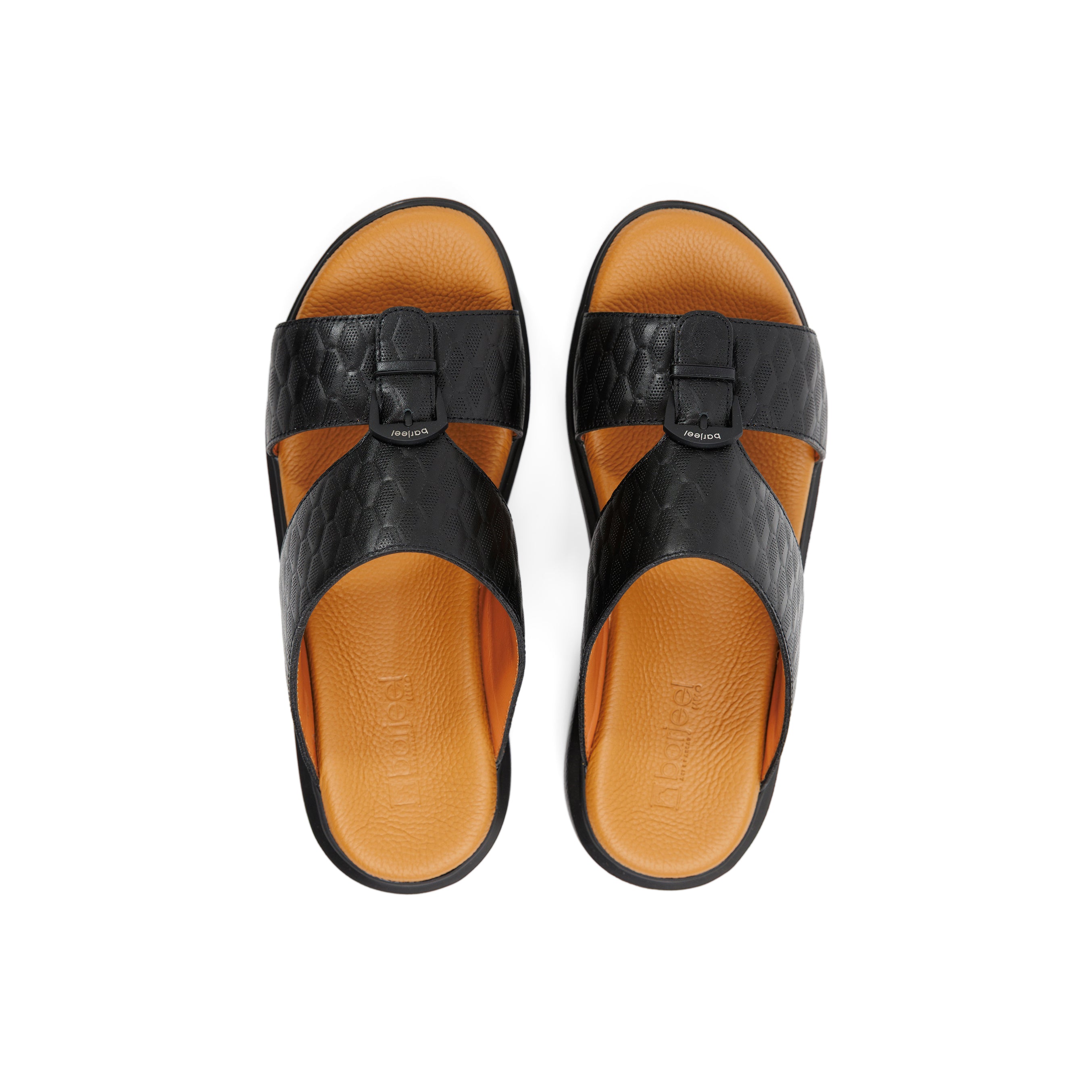 Barjeel Uno BS009 Men's Sandals - Black