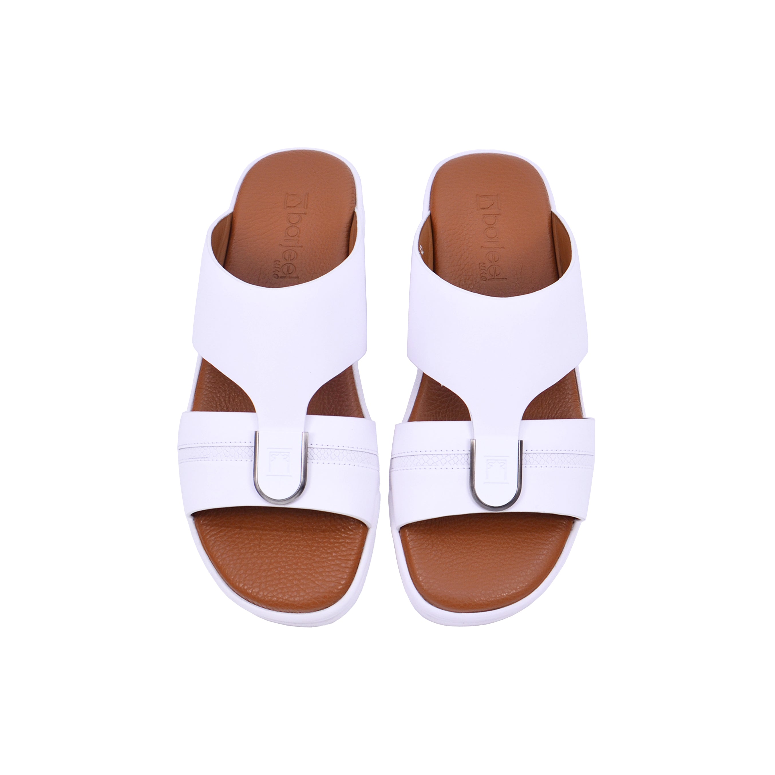Barjeel Uno MSA 146 Men's Sandals - White