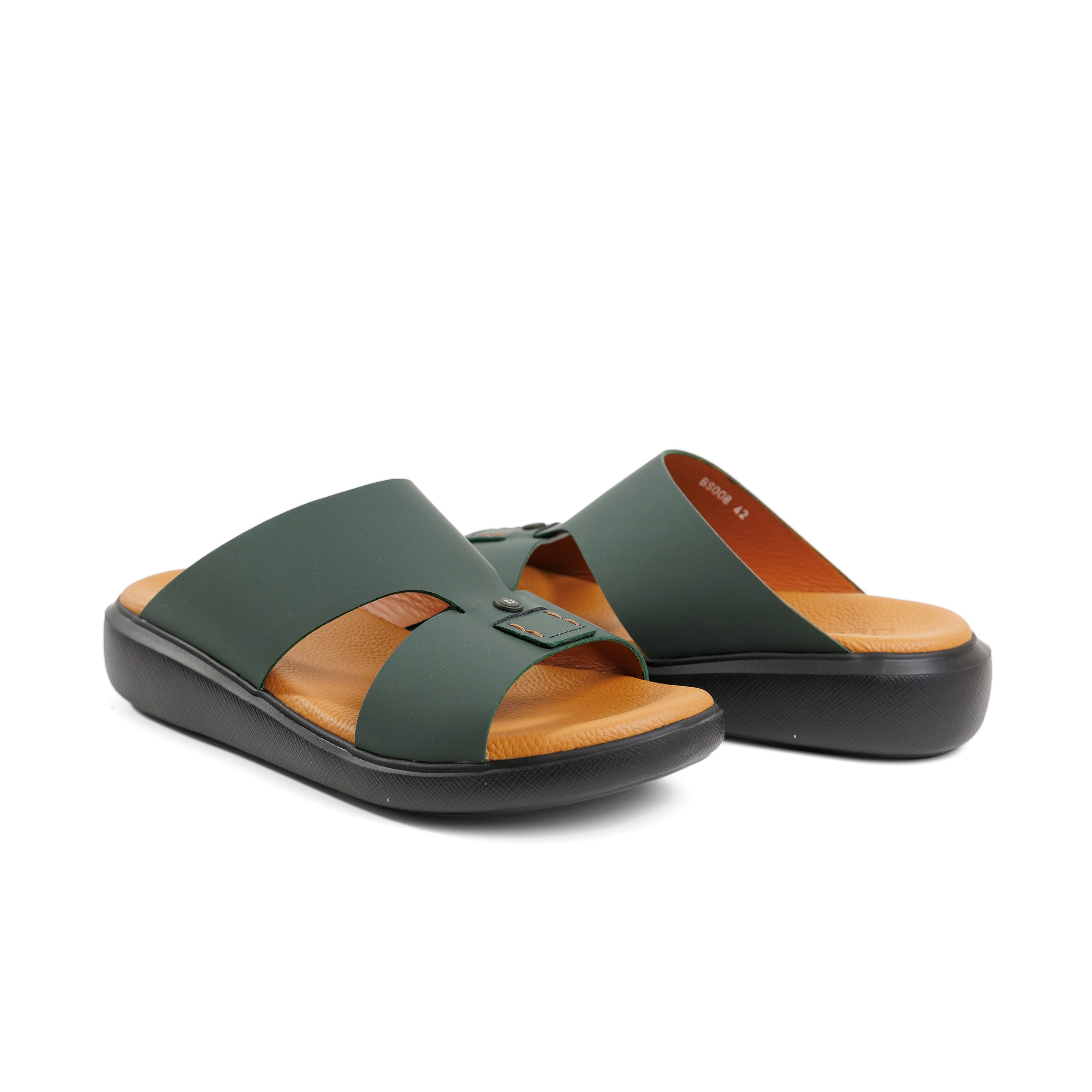 Barjeel Uno BS008 Men's Sandals - Green
