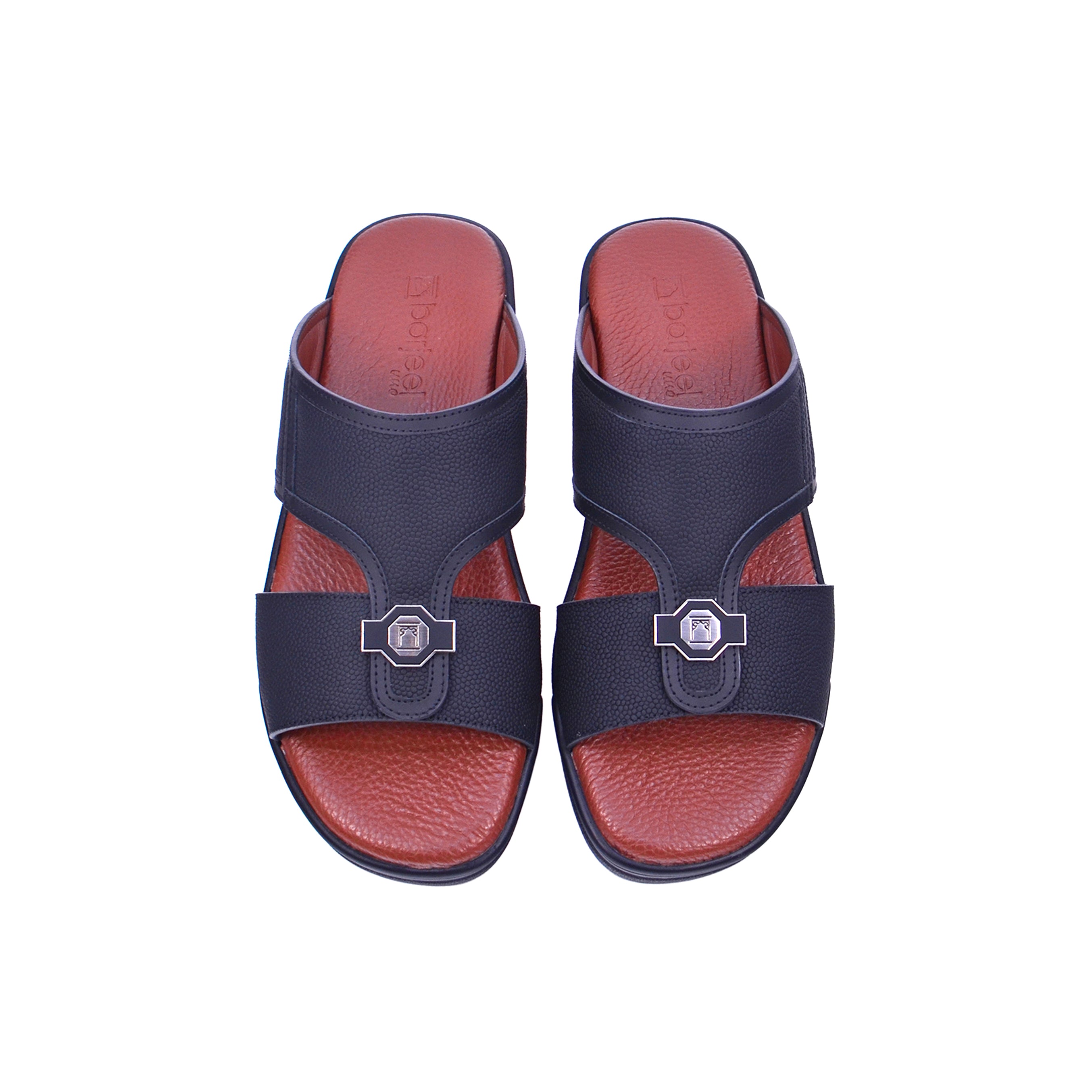Barjeel Uno MSA 147 Men's Sandals - Black