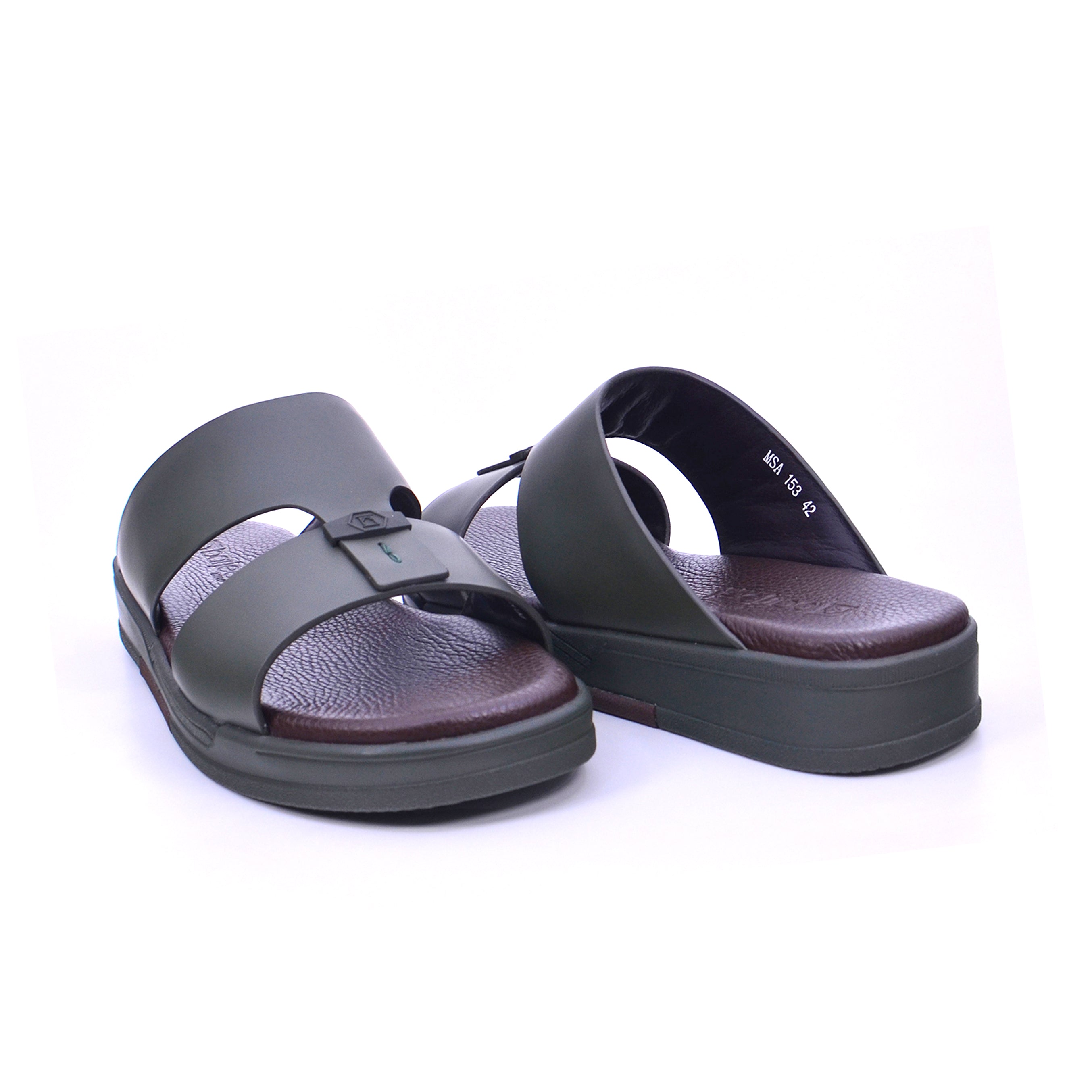 Barjeel Uno MSA 153 Men's Sandals - Green