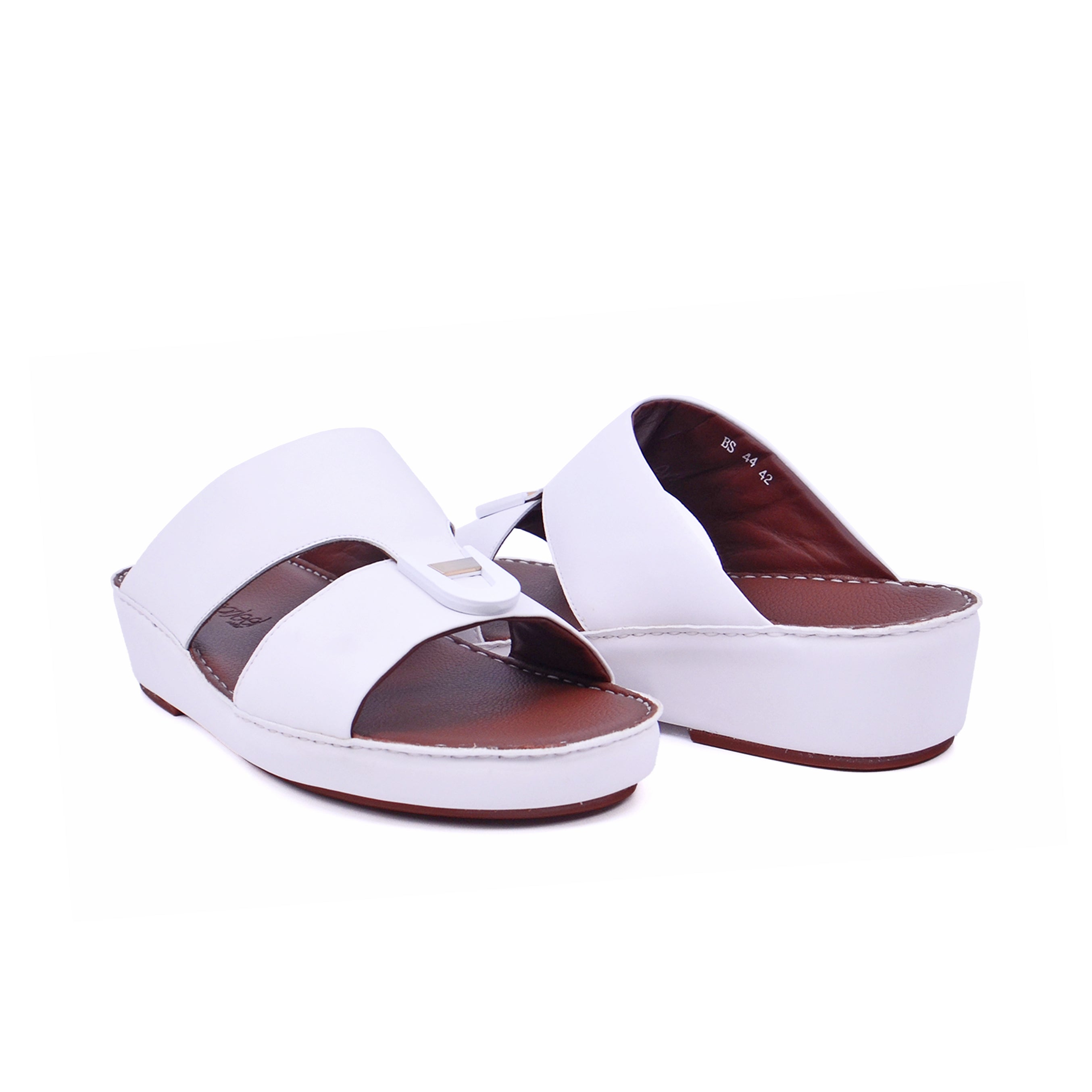 Barjeel Uno 44B Boys Sandals - White