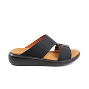 Barjeel Uno BS008 Men's Sandals-Black