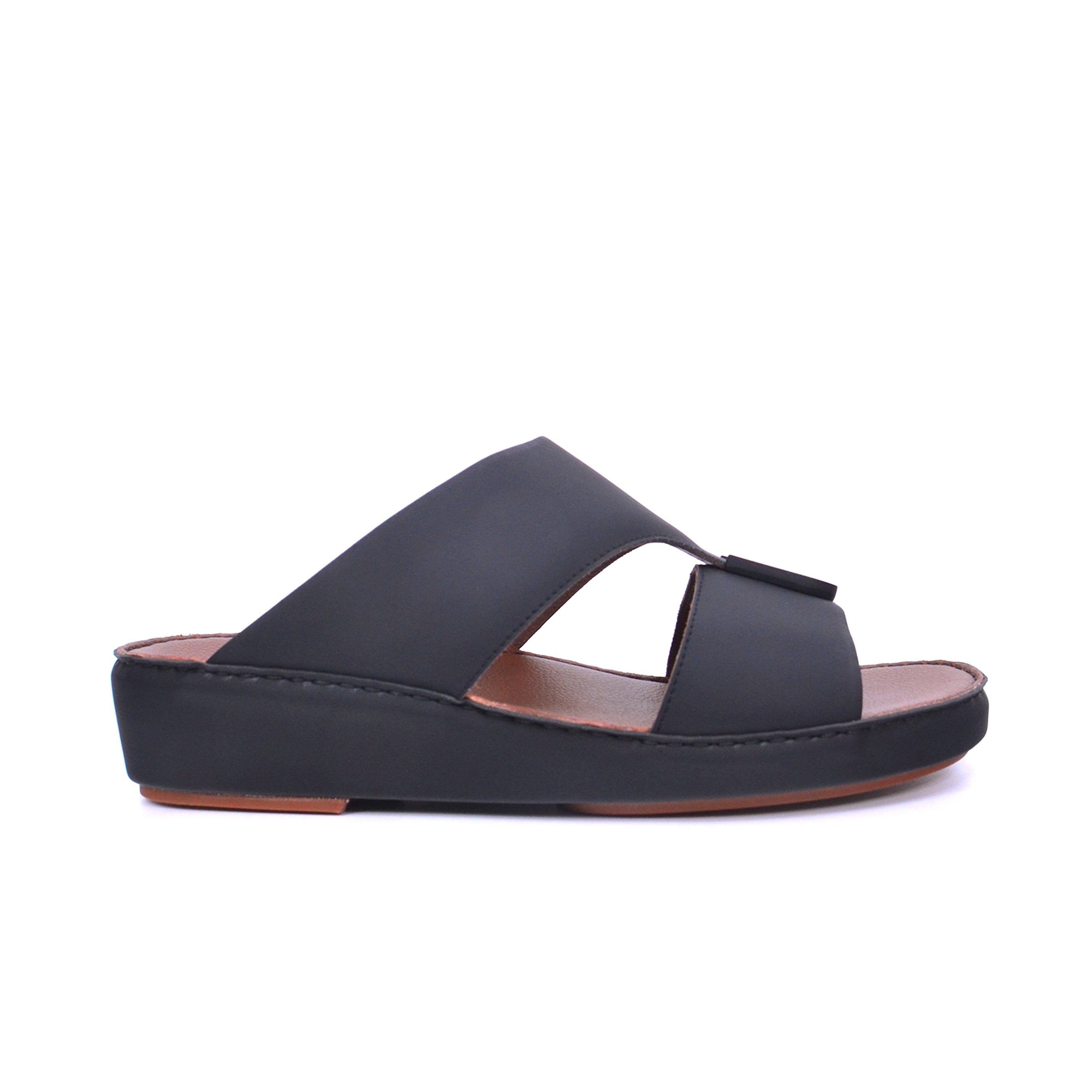 Barjeel Uno 44B Boys Sandals-Black
