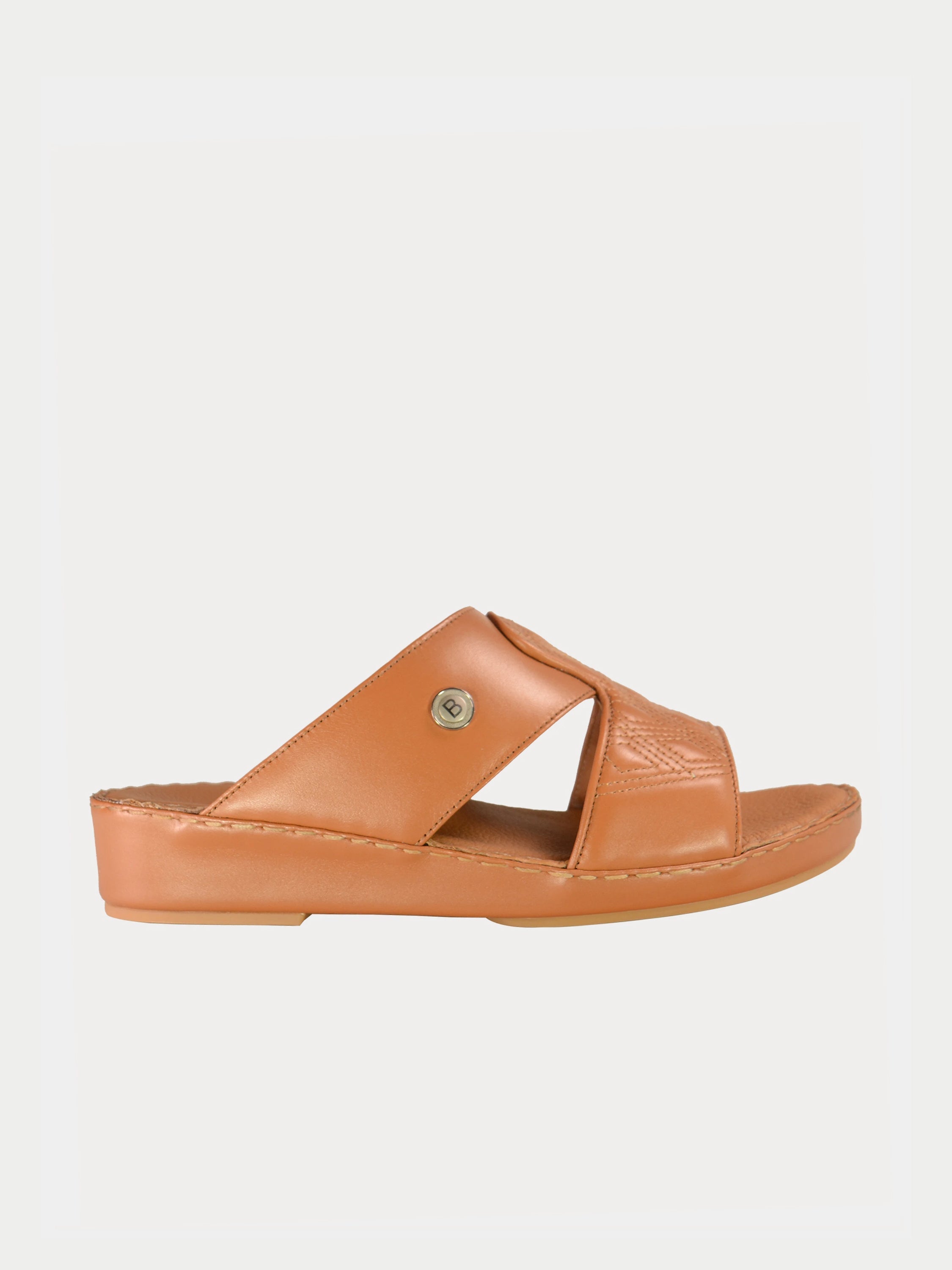Barjeel Uno 021143 Men's Sandals-Tan